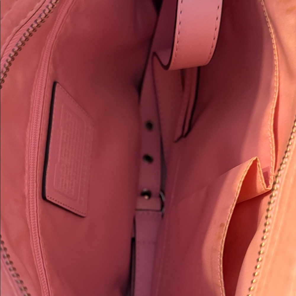 Pink and Tan Shoulder Bag - Picture 4 of 4